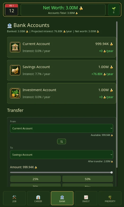 Banana Tycoon screenshot