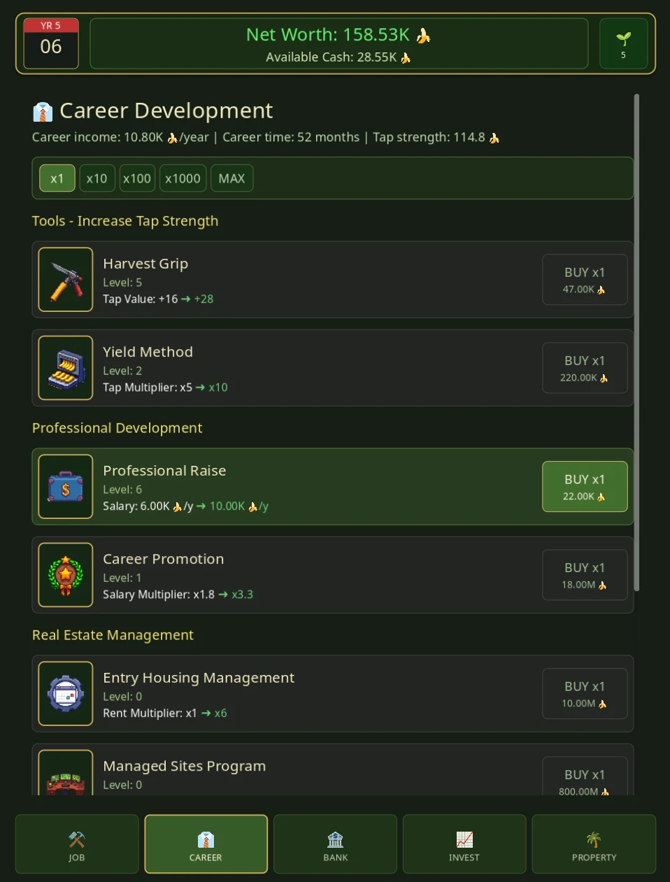 Banana Tycoon screenshot