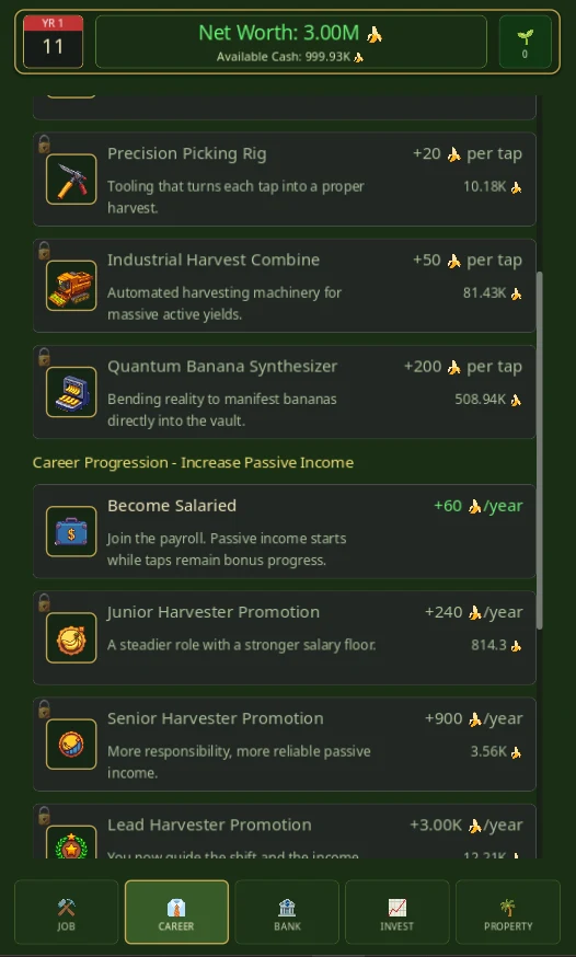 Banana Tycoon screenshot