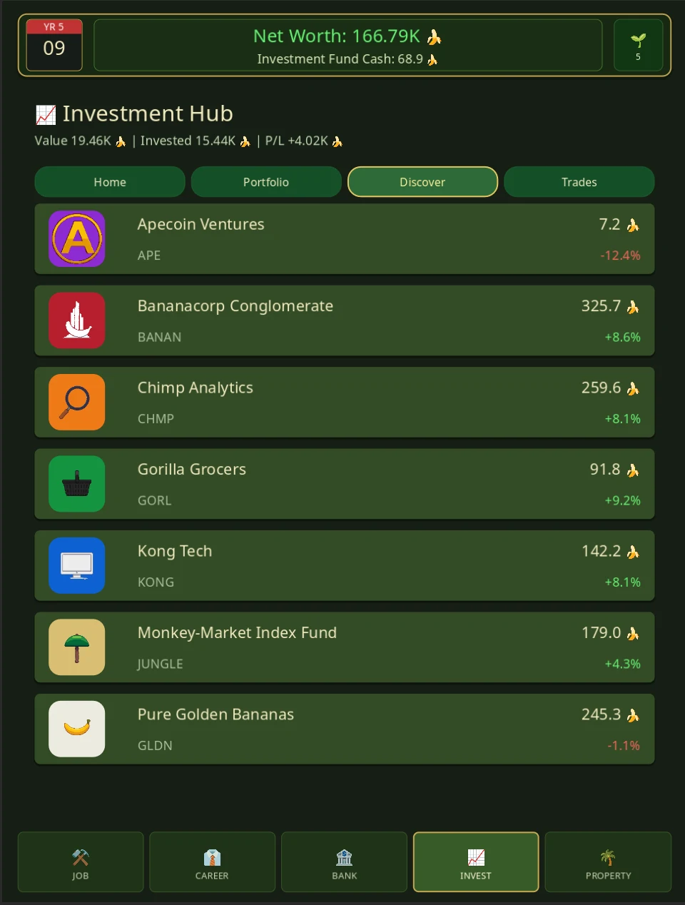 Banana Tycoon screenshot